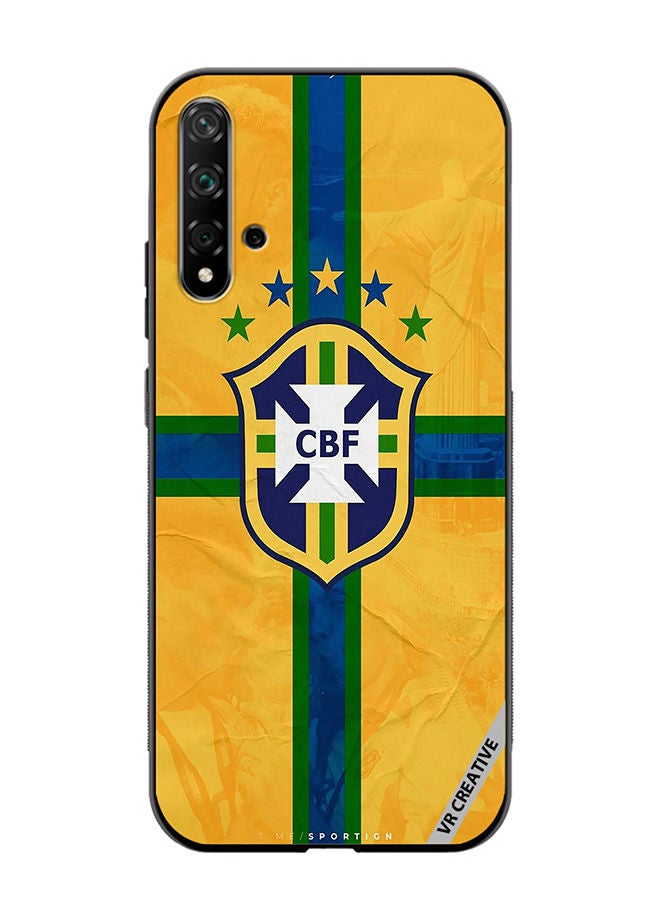 VR CREATIVE Protective Case Cover For Huawei Nova 5T Cbf Brazil Design Multicolour - Image 1