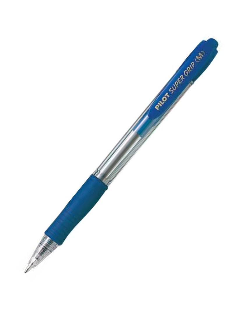 PILOT قلم حبر جاف قابل للسحب 12 قطعة بقبضة ممتازة طرف متوسط حبر أزرق - Image 2