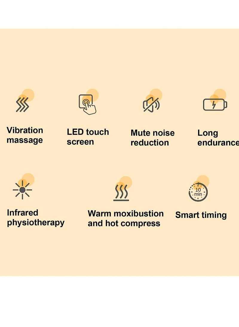 ELTRAZONE Heated Knee Massager, Knee Massager Vibration Knee Massager for Knee - Image 3
