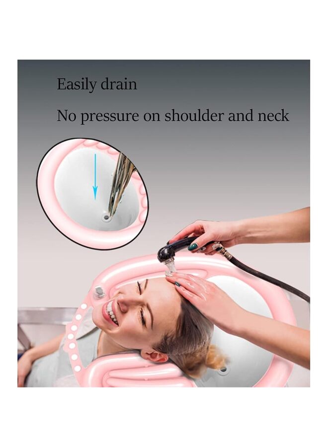 LAMAY Inflatable Washing Hair Basin, Portable Shampoo Bowl for The Elderly, Disabled, Bedridden and Handicapped, Portable Hair Washing Sink for Pregnant Woman - Image 4