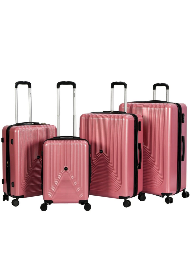 STARLIFE Suitcase Set of 4 PCS ABS Hardside Travel Luggage Bag