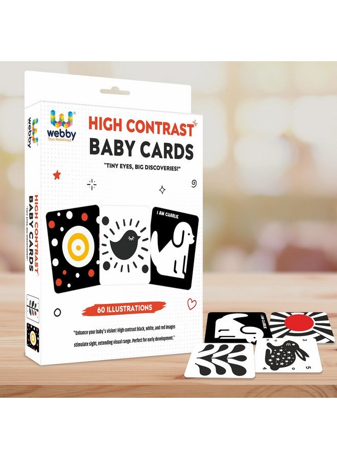 ويبي بطاقات ويبي التعليمية عالية التباين للأطفال | ألعاب تنمية الدماغ | بطاقات أنشطة التحفيز البصري | 30 بطاقة، 60 رسمًا توضيحيًا، بطاقات تنمية حسية بالأبيض والأسود لحديثي الولادة والرضع والأطفال الصغار - Image 5