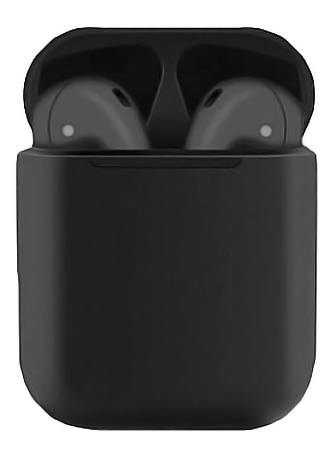 Generic - TWS I12 Double Bluetooth Wireless Earbuds With Protective Case Black - Image 1