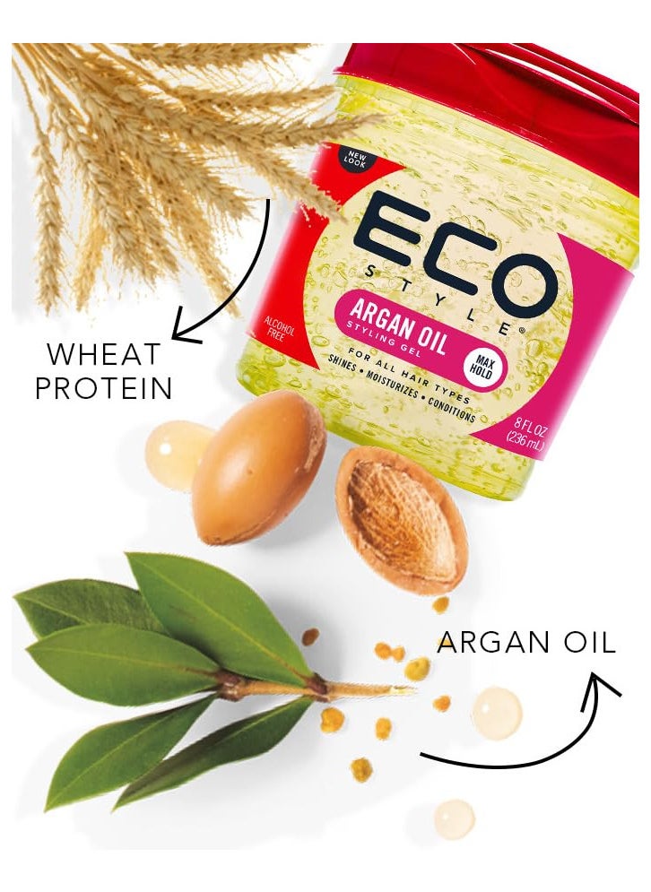 ECO Eco Style Argan Oil Styling Gel 236 ML  - Image 4