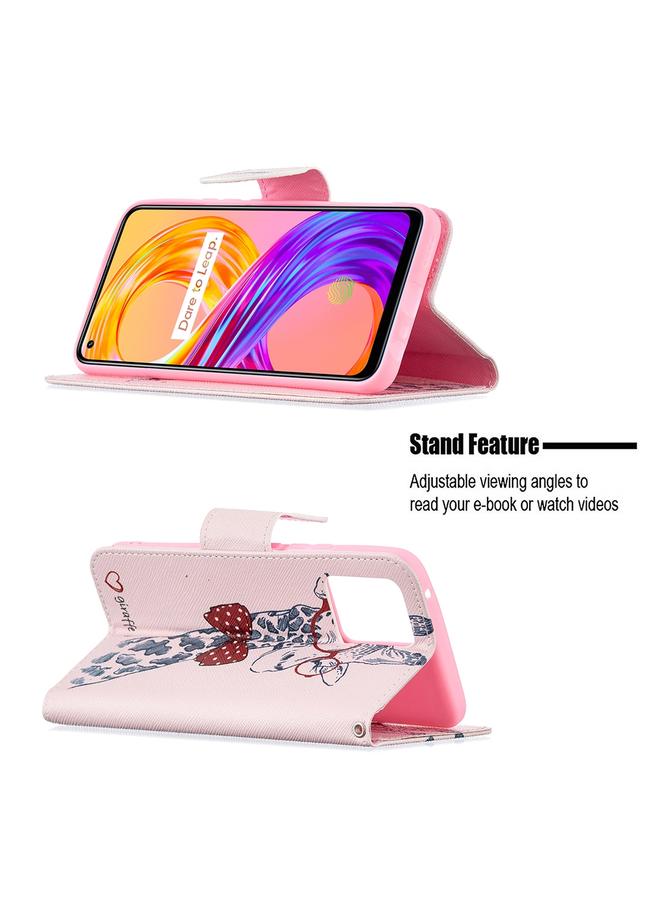 S-TOP Case For OPPO Realme 8 / Realme 8 Pro Colored Drawing Pattern Horizontal Flip Leather Case with Holder & Card Slots & Wallet - Image 5