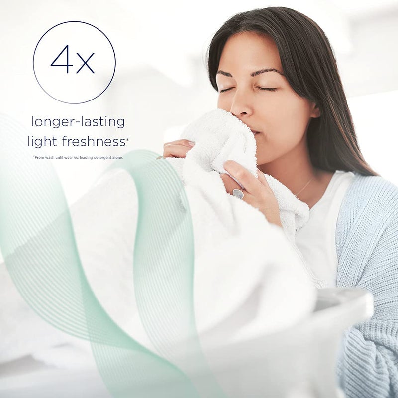 Downy Light Laundry Scent Booster Beads for Washer, Woodland Rain, 24 oz, with No Heavy Perfumes - Image 3