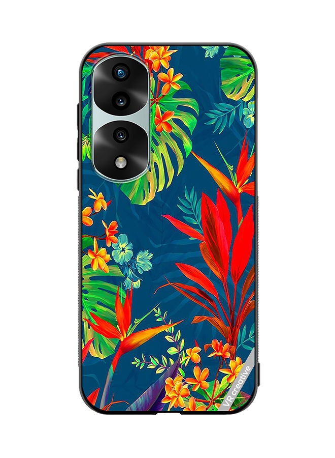 VR CREATIVE Protective Case Cover For Honor 70 Pro plus Flower Design Multicolour - Image 1