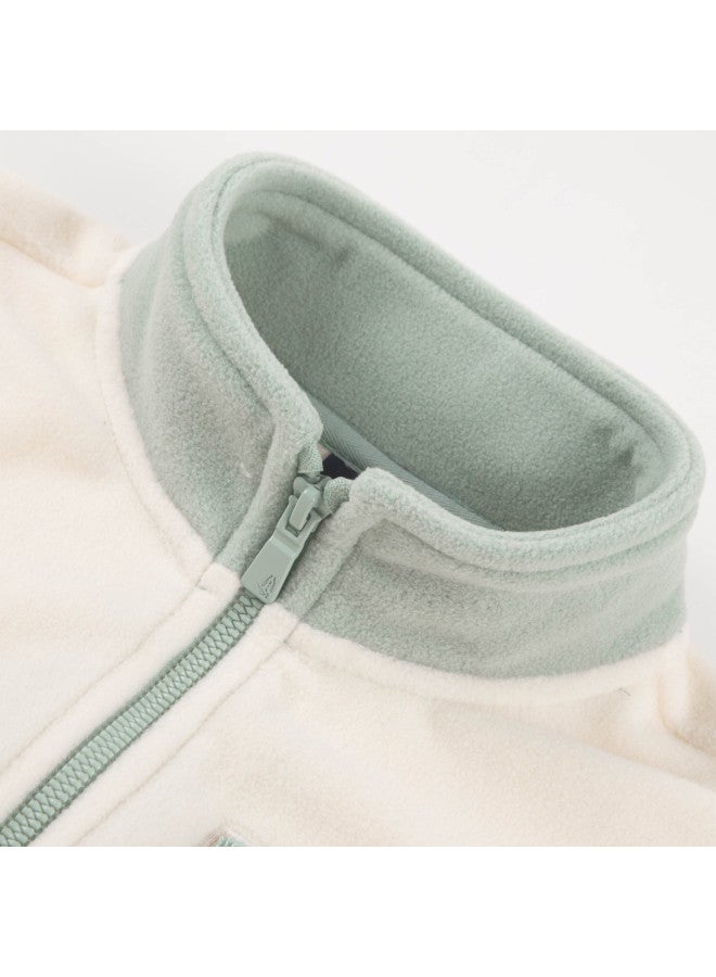 Hush Puppies سترة بأسلوب محايد للرجال والنساء والأطفال، سترة أطفال بياقة نصف عالية، سترة عادية لفصلي الربيع والخريف - Image 5