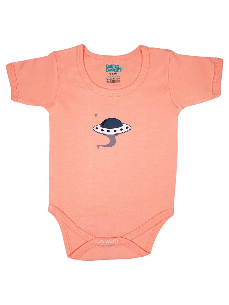 Babies Basic 5 piece Unisex 100% Cotton Sets include Bib, Romper, Mittens, Cap and Sleepsuit/Jumpsuit - Image 3