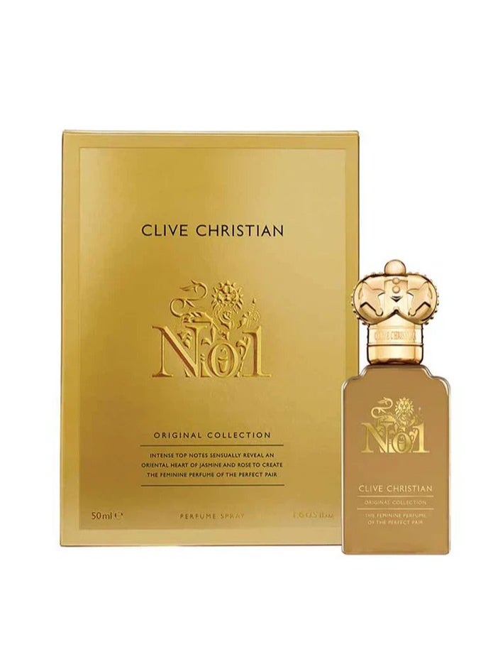 CLIVE CHRISTIAN - CC - ORIGINAL COLLECTION  NO. 1  FEMININE PARFUM 50ML - Image 1