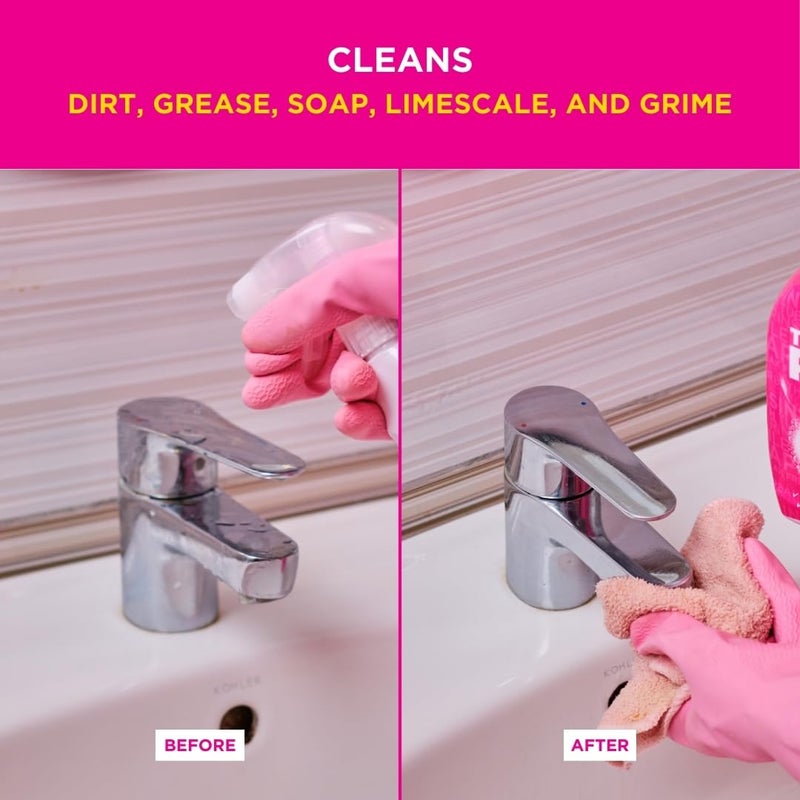 Stardrops - The Pink Stuff - Miracle Bathroom Foam Cleaner 750ml - Baths, Tiles, Soap Scum, Limescale, Streak Free - Image 5