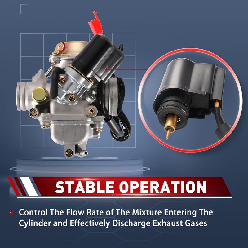 Electric Damper Solenoid Ignition Coil GY6 Compatible With 50cc 150cc Scooters ATVs Male Connector - Image 4