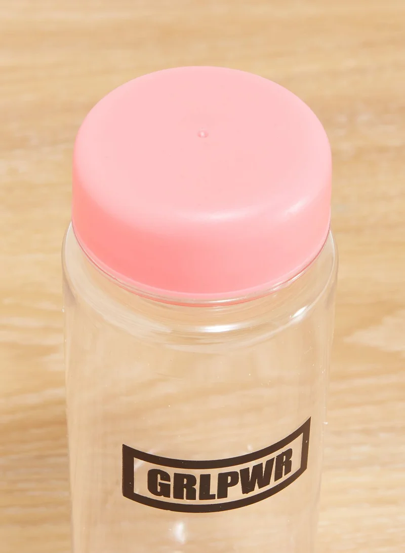 Pink Cactus GRLPWR Water Bottle