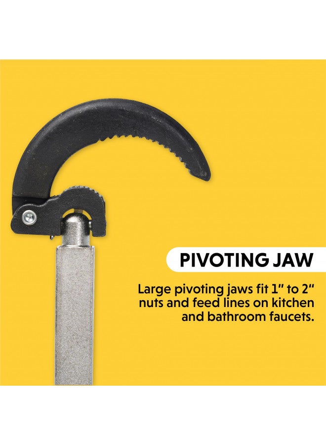 General Tools Telescoping Basin Wrench Large Jaw #140XL, Extends from 11 to 16-Inches, Fits 1 to 2 Inch