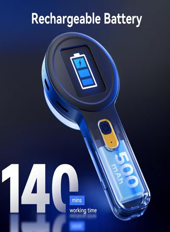 مجهر رقمي محمول باليد 500X - عدسة مكبرة محمولة بشاشة IPS مقاس 2 بوصة مع إضاءة LED، وكاميرا 16 ميجابكسل، وذاكرة SD، ومتوافق مع USB - مثالي للاستخدام الصناعي والعلمي والصيانة والمجوهرات والعملات والهوايات - أسود - Image 3