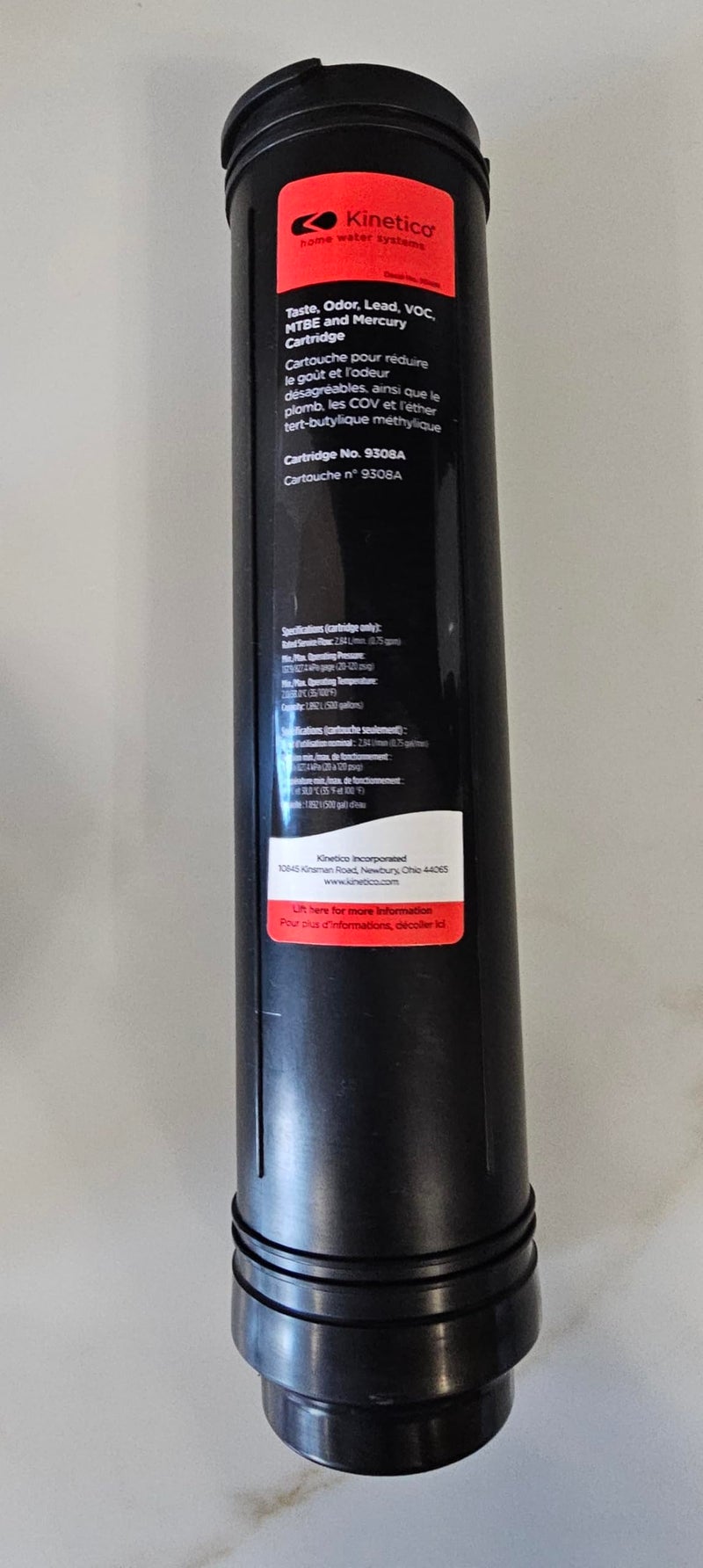 KINETICO AquaGuard Replacement Filter Cartridge MAC7500 or 9308A