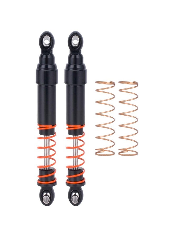 YSKMLOLP 1/18 RC Shocks,52mm Big Bore Shocks CNC Aluminum with Oil Filled 2Pcs for 1/18 RC Crawler Car TRX4M TRX-4M Bronco Defender Parts DIY (Black) - Image 1