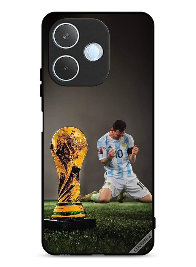 Covernex Oppo A5 Pro Protective Case Cover Leo Messi & FIFA Trophy - Image 1