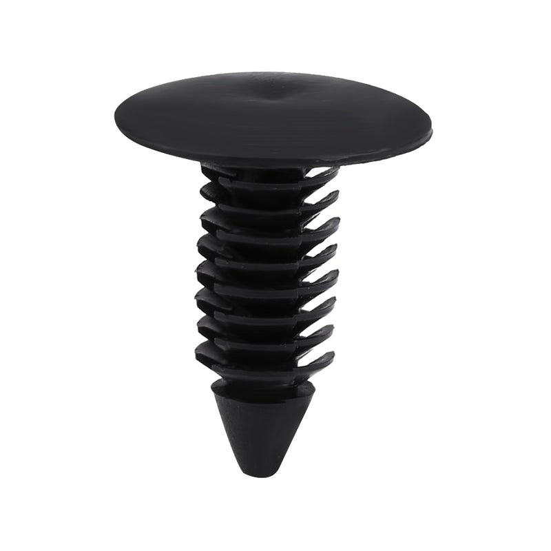 50pcs Car Bumper Plastic Rivet Fastener Retainer Trim Push Pin Clip Black - Image 3