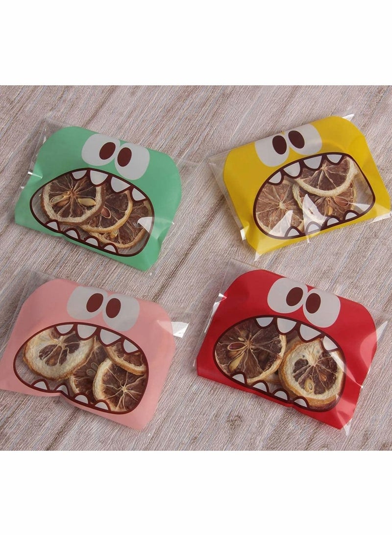 SYOSI Self Adhesive Plastic Cookie Bags 400 Pcs Candy Bags 3.9 In Treat Bakery Decorating Bags Chocolate Gift Bags, DIY Plastic Individual Bag for Wedding Birthday Cake Pops Supplies Party Favors, - Image 4