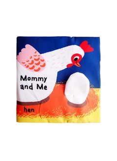JJOVCE Baby Early Education Educational Cloth Book 0-1-3 Years Old Children Enlightenment Toilet Bath Book Ringing Paper Can't Be Torn-Color:Hen Cloth Book