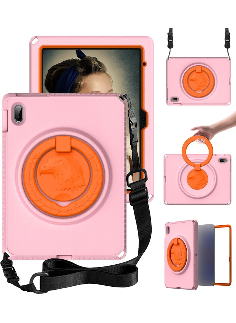 general Kids Case for iPad 10th Generation Case 2022 10.9 inch A2696 A2757 A2777, Heavy Duty Rugged Silicone Waterproof Case with Swivel Ring Stand/Shoulder Strap/Screen Protector - Image 1