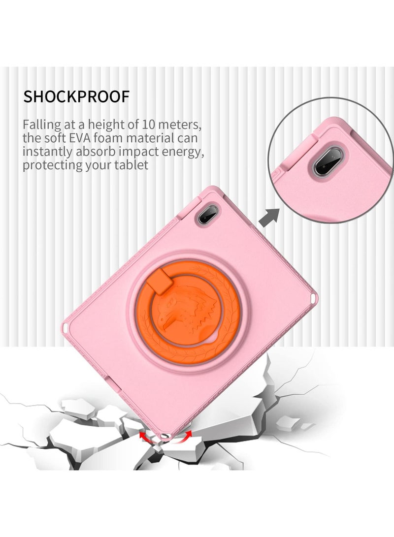 general Kids Case for iPad 10th Generation Case 2022 10.9 inch A2696 A2757 A2777, Heavy Duty Rugged Silicone Waterproof Case with Swivel Ring Stand/Shoulder Strap/Screen Protector - Image 4