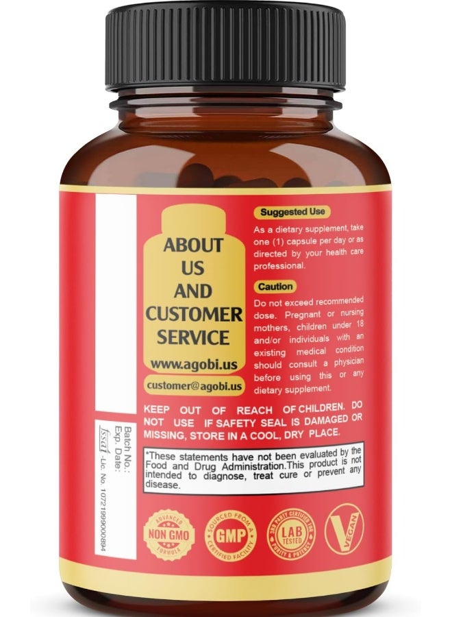 agobi Maca Root Capsules 8050 mg - Supports Natural Health - Energy - Performance & Mood Supplement - Enhanced Blood Flow 3-Month Supply