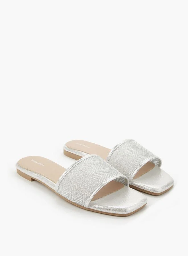 Flora Bella By Shoexpress Women Metallic Flat Sandals