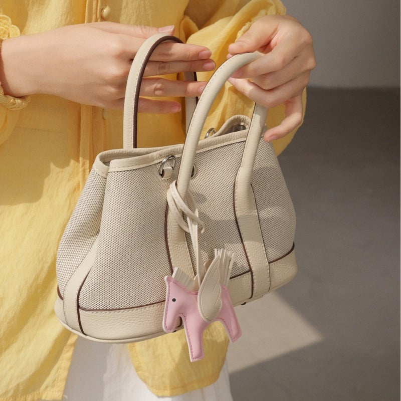Bags For Women Contrasting Color Korean Style Genuine Leather Handbag Commuter Shoulder Garden Bag Casual Versatile Crossbody Bag - Image 4
