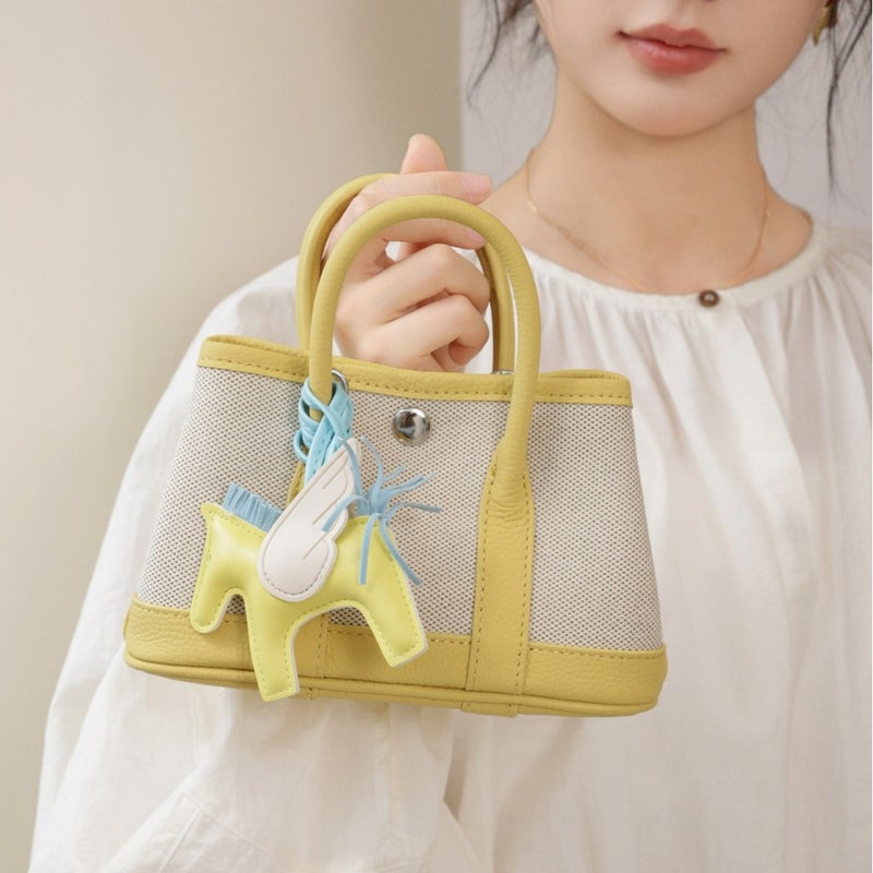 Bags For Women Contrasting Color Korean Style Genuine Leather Handbag Commuter Shoulder Garden Bag Casual Versatile Crossbody Bag - Image 3