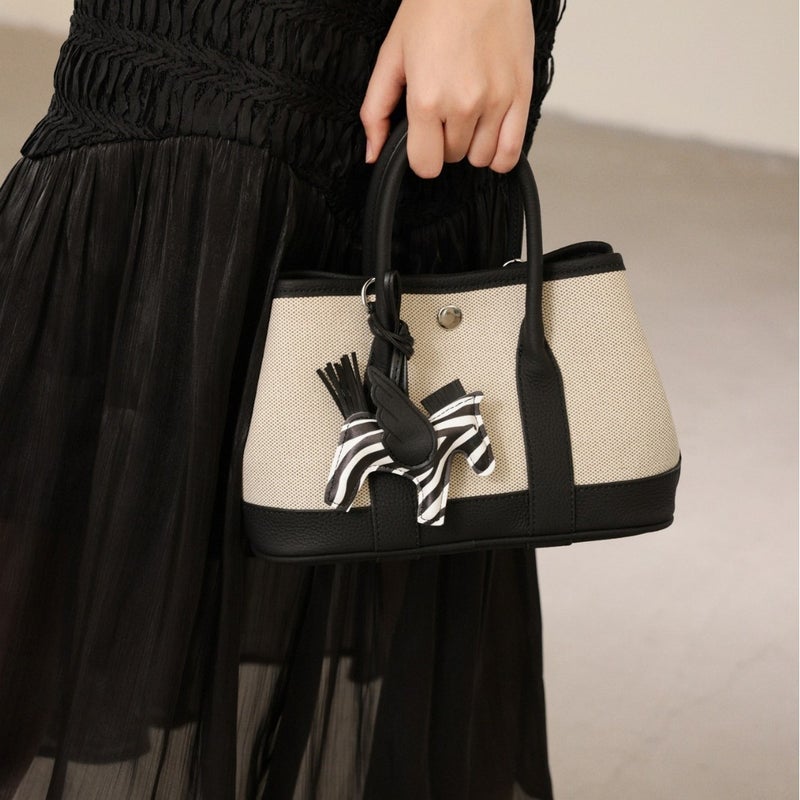Bags For Women Contrasting Color Korean Style Genuine Leather Handbag Commuter Shoulder Garden Bag Casual Versatile Crossbody Bag - Image 2