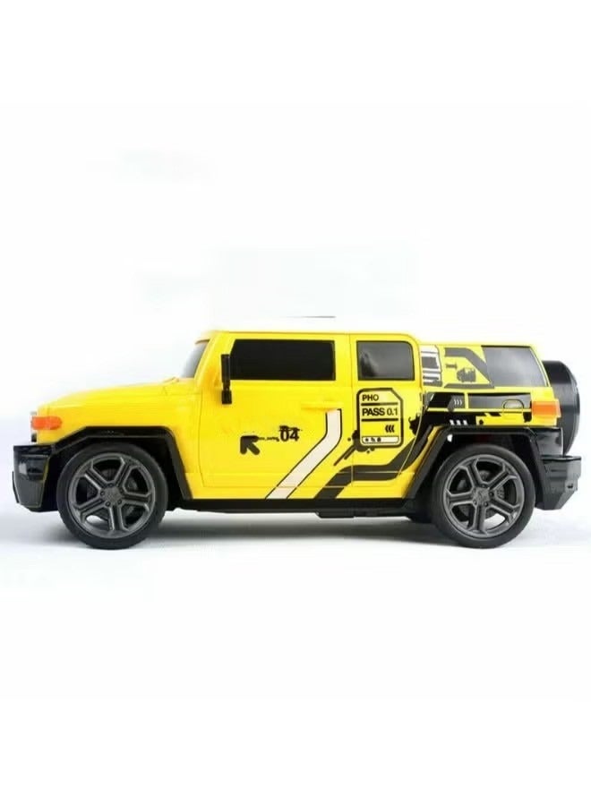 حديقة الألعاب محاكاة سيارة تويوتا FJ كروزر RC القابلة لإعادة الشحن - مركبة عالية السرعة ثلاثية الأبعاد تعمل بالتحكم عن بُعد مع انعطاف يسار/يمين وأضواء وهيكل متين - Image 2