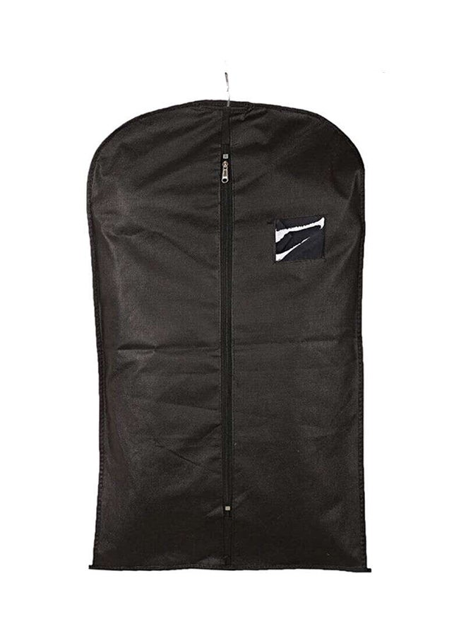 Loquat 2-Piece Hanging Garment Cloth Cover Black 75x44cm - Image 2