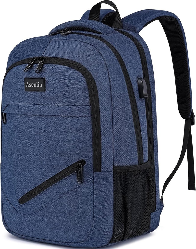 Asenlin Travel Laptop Backpack for Women & Men,Water Resistant Business Slim Sturdy Computer Backpack - Image 1