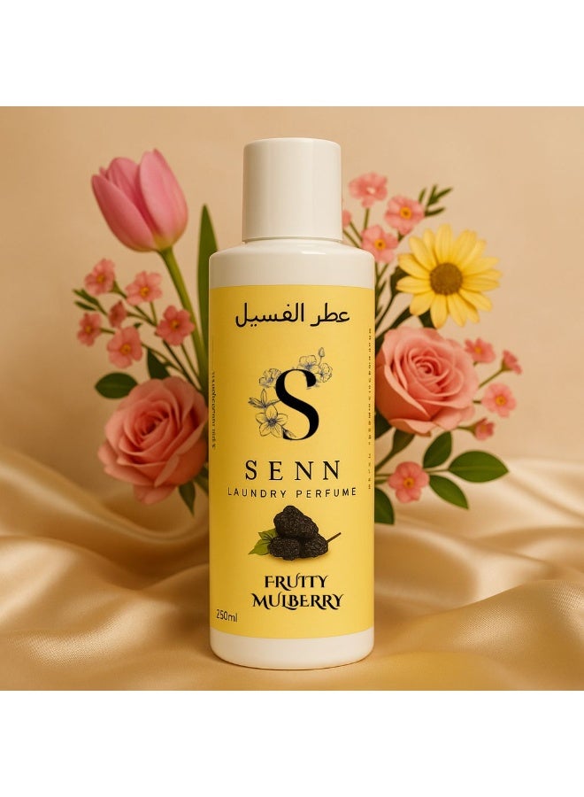 Senn Luxury Laundry Perfume – Fruity Mulberry – Softener Alternative – 250ml (Up to 50 Washes) – Super Strong, Long-Lasting Fragrance for Fresh Clothes & Home. TOP Europe product - Image 2