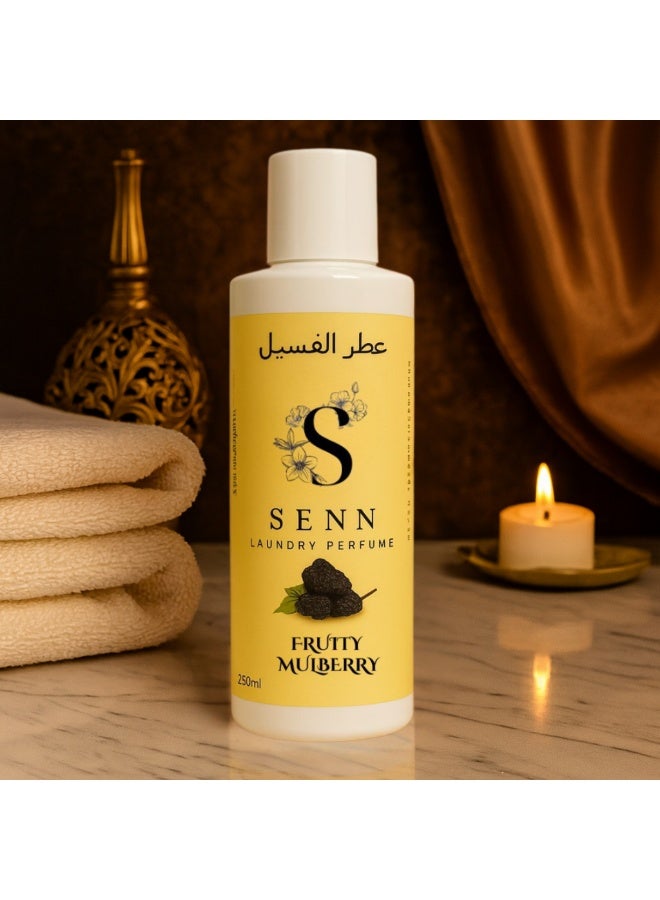 Senn Luxury Laundry Perfume – Fruity Mulberry – Softener Alternative – 250ml (Up to 50 Washes) – Super Strong, Long-Lasting Fragrance for Fresh Clothes & Home. TOP Europe product - Image 3