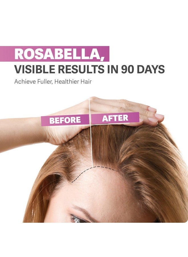 Rosabella Rosabella Hair Growth Gummies for Women & Men - Vegan Hair Gummies with 5000mcg Biotin - Hair Vitamins for Strong, Healthy-Looking Hair - Gummy Biotin Supplement - 60 Count  - Image 3