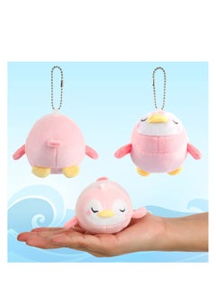 SYOSI 4 Pieces Mini Plush Penguin Stuffed Toys Animal Cute Small Baby Penguin Stuffed Doll Penguin Plush Keychain Key Holder Bag Pendant Party Favor Present Toys for Boys Girls (Adorable Style)  - Image 2