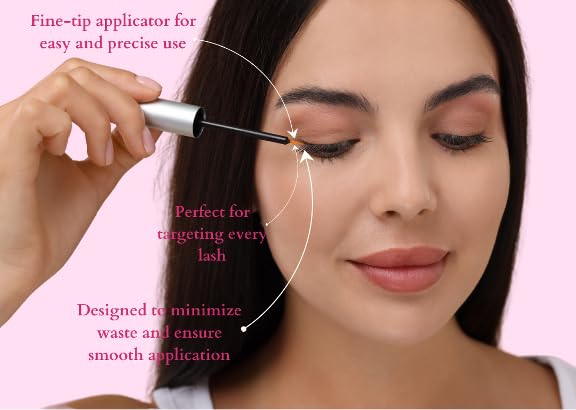ORYA BEAUTY Advanced Eyelash Growth Serum Boosts Length Thickness Strength with 100 Natural Vegan Ingredients Nourishes Strengthens IrritationFree Lashes for Fuller Healthier Look - Image 4