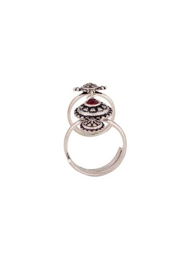 VOYLLA Abhira Adjustable Two Finger Ring