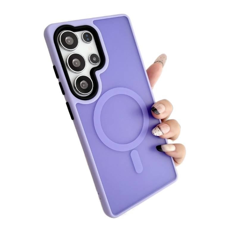 MagSafe Case | Drop Protection | Lilac | Acrylic | Matte Finish | Shockproof Cover for Samsung S26 Ultra / Samsung S26 - Image 1