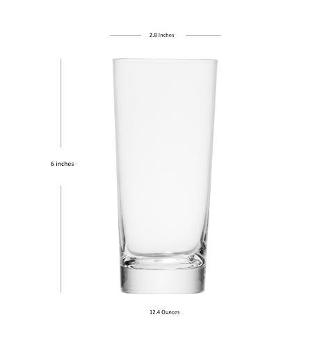 Schott Zwiesel Basic Bar Designed by World Renowned Mixologist Charles Schumann Tritan Crystal Glass, Long Drink Cocktail Glass, 12.4-Ounce, Set of 6 - Image 2