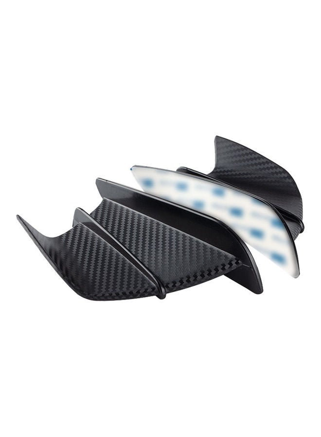 Loquat Aerodynamic Winglets ABS Wing Spoiler Universal Modification Accessory for Motorcycle - Image 1