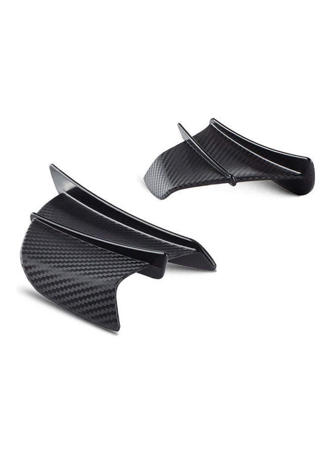 Loquat Aerodynamic Winglets ABS Wing Spoiler Universal Modification Accessory for Motorcycle - Image 3