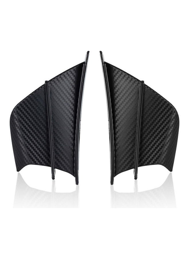 Loquat Aerodynamic Winglets ABS Wing Spoiler Universal Modification Accessory for Motorcycle - Image 2