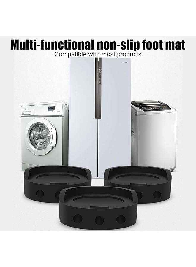 erorex Anti Vibration Pads 4Pack Shock Noise Canceling Washer Dryer Isolation Pad Non Slip Noise Canceling Rubber Feet Pad Stabilizer For Heavy Duty Washing Machine Furniture'S Legs - Image 3
