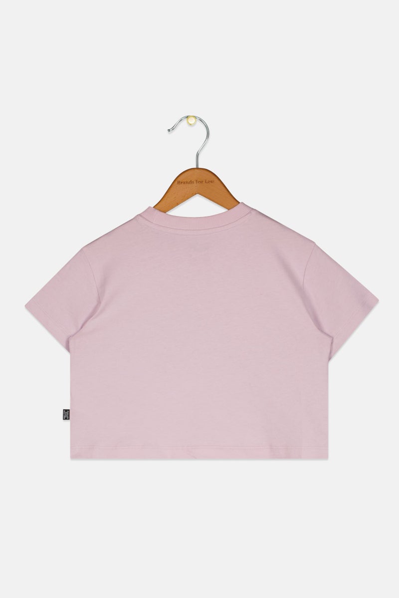 PUMA Kids Girl Short Sleeve Outdoor Top, Purple - Image 2