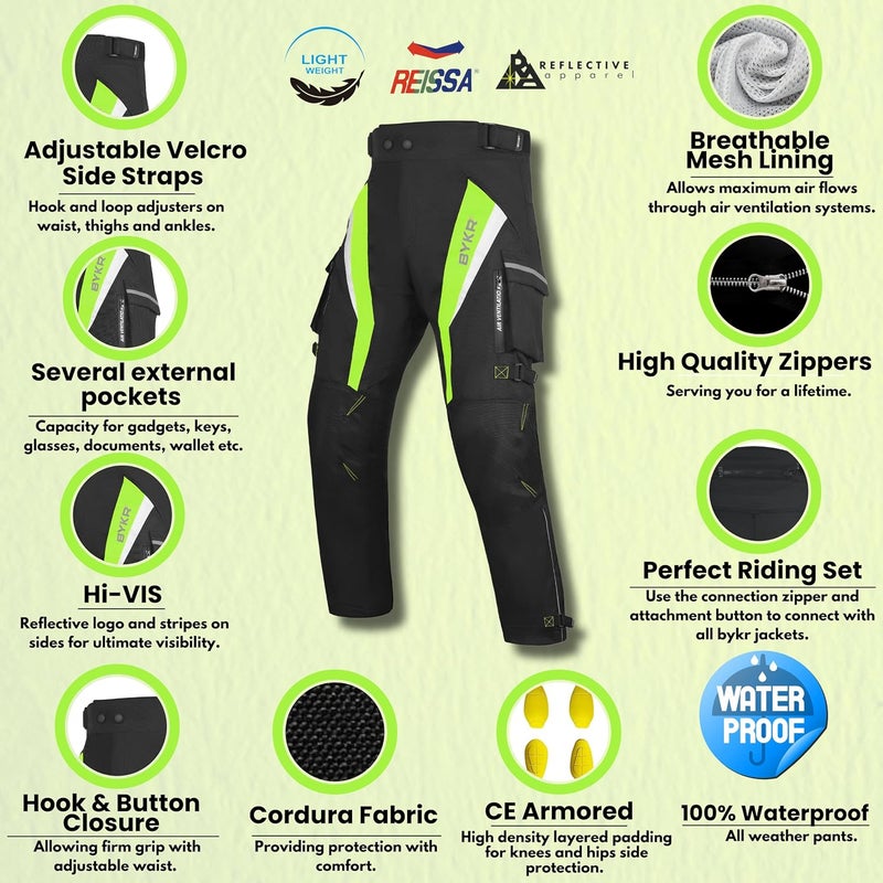 BYKR Motorcycle Pants for Men and Women - Image 3