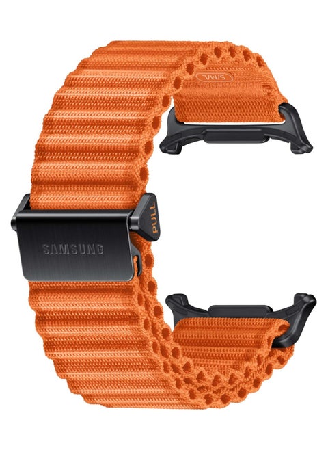 SAMSUNG Galaxy Watch Ultra Trail Band, Smartwatch Replacement Strap for Men and Women, One Click Attachment, ET-SVL70MOEGUJ, Orange